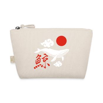 Baleine blanche et soleil rouge - Trousse biologique - nature - Devant