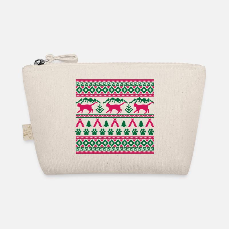 Chat de Noël Pull de Noël moche cadeau Trousse biologique