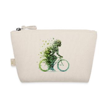 Cycling Environmental Protection CO2 Footprint Fitness - Organic Pouch - nature - Front