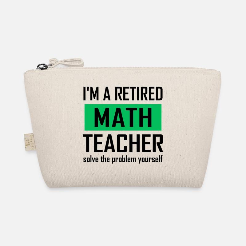 Retired Math Teacher Organic Pouch