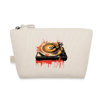 Vinyl Record LP Turntable Retro - Organic Pouch - nature - Front