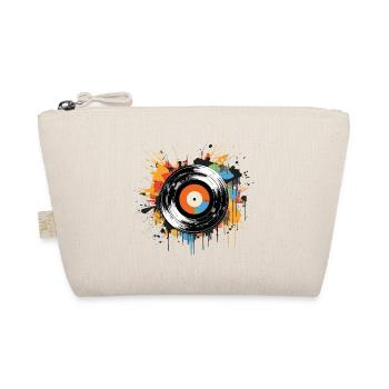 Vinyl Record LP Turntable Retro - Organic Pouch - nature - Front