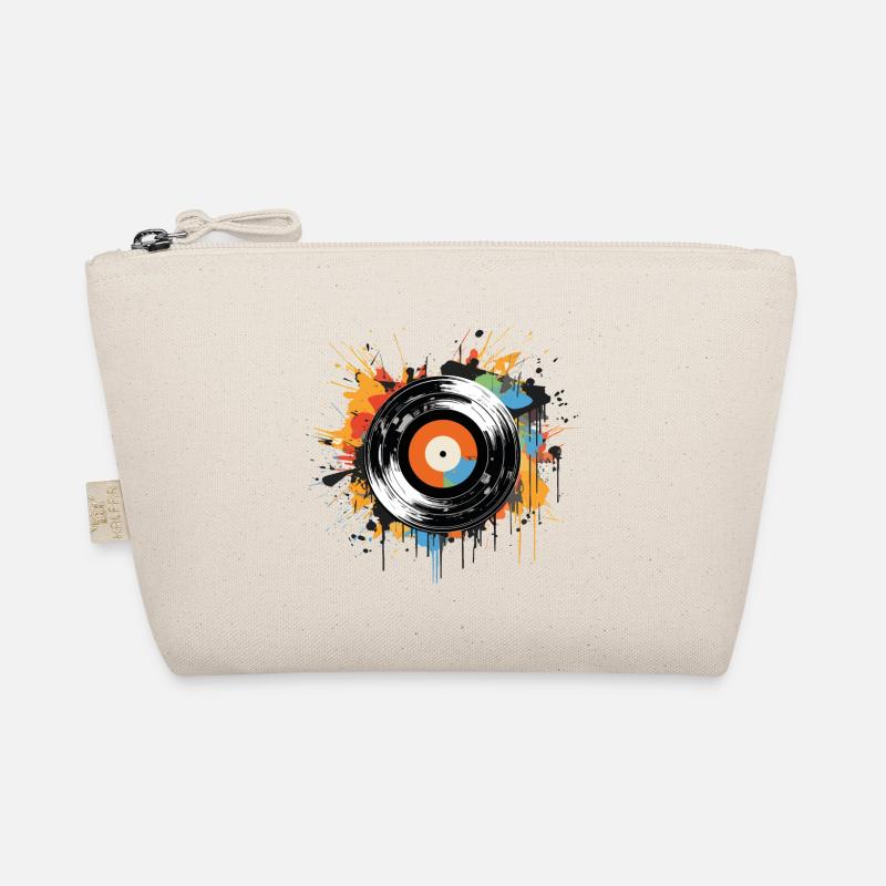 Vinyl Record LP Turntable Retro Organic Pouch