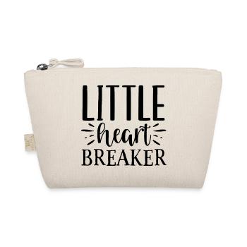 Design Little heart breaker - Trousse biologique - nature - Devant