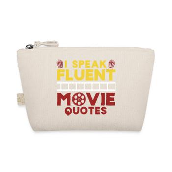 I Speak Fluent Movie Quotes - Filmzitate Liebhaber - Bio-Täschchen - Natur - Vorne