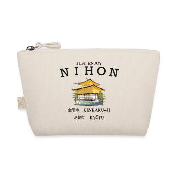 Kyoto, Kinkaku-ji, Golden Pavilion, Japan Temple - Organic Pouch - nature - Front
