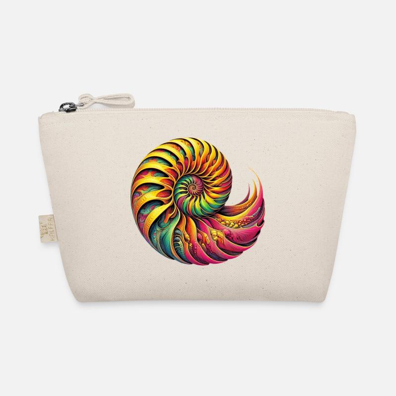 Nautilus Shell Organic Pouch