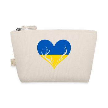 Ukraine Heart - Organic Pouch - nature - Front