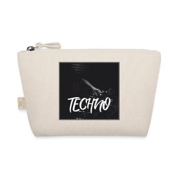 Design techno énergique avec motif DJ - Trousse biologique - nature - Devant