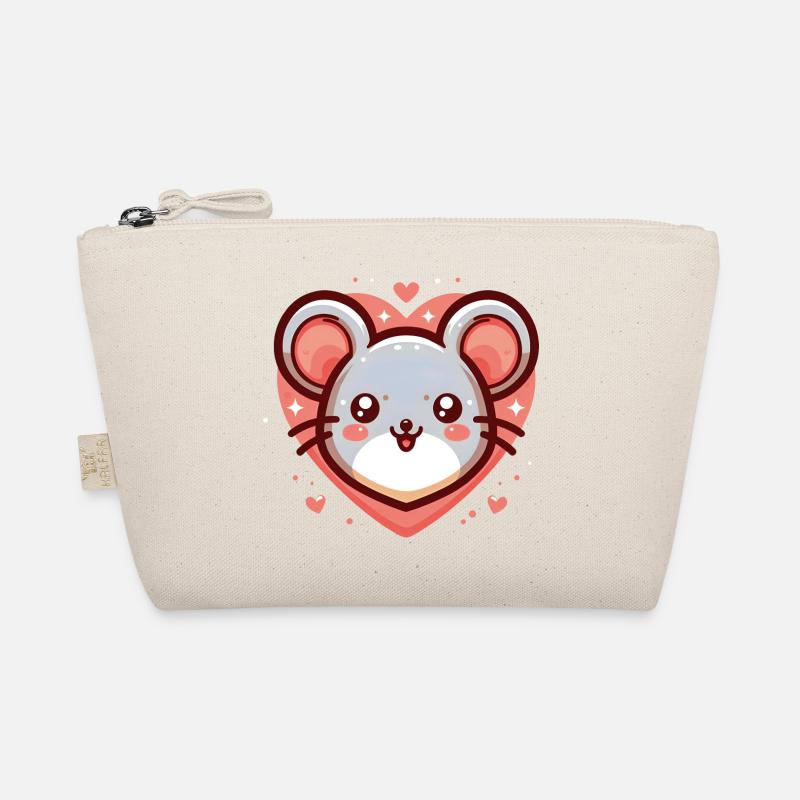 Mouse Heart Organic Pouch