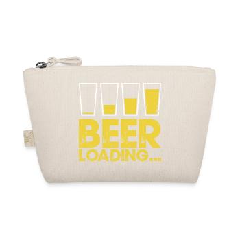 Beer Loading Distressed Typography - Organic Pouch - nature - Front