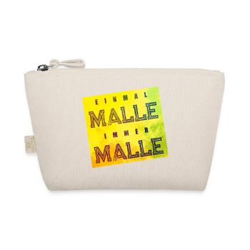 Einmal Malle Immer Malle - Bio-Täschchen - Natur - Vorne