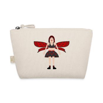 Gothic Fantasy Fairy Cinnabar - Organic Pouch - nature - Front