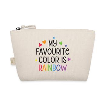 LGBT Pride Month - My Favourite Color is Rainbow - Organic Pouch - nature - Front