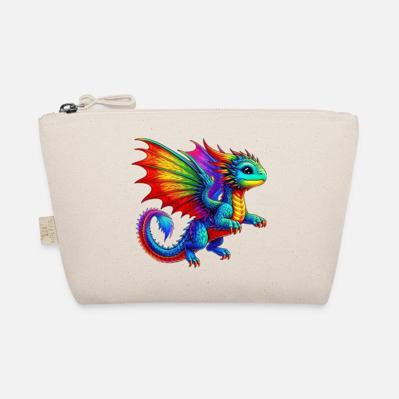 Drache - Bio-Täschchen - Natur