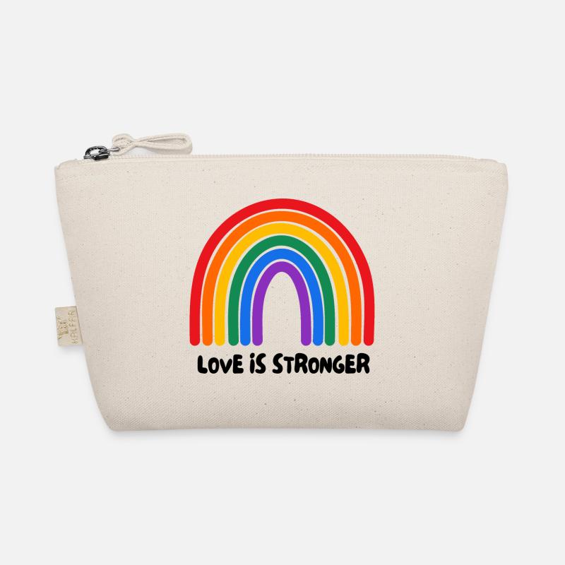 Liebe ist stärker. LGBT Bio-Täschchen