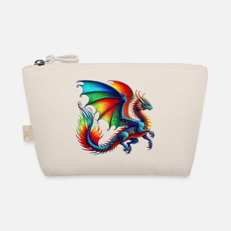 Drache - Bio-Täschchen - Natur