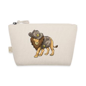 Lion Sheriff Sheriff's Hat - Organic Pouch - nature - Front