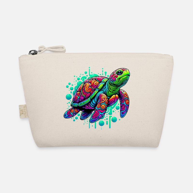 Schildkröte - Bio-Täschchen - Natur