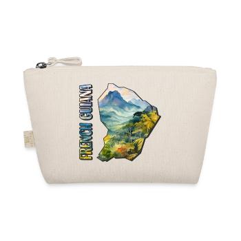 Carte à l’aquarelle Guyane française - Trousse biologique - nature - Devant