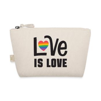 LGBTQ Pride Month - Liebe ist Liebe - Bio-Täschchen - Natur - Vorne