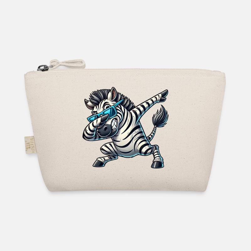 Zèbre cool faisant la danse du dab Trousse biologique