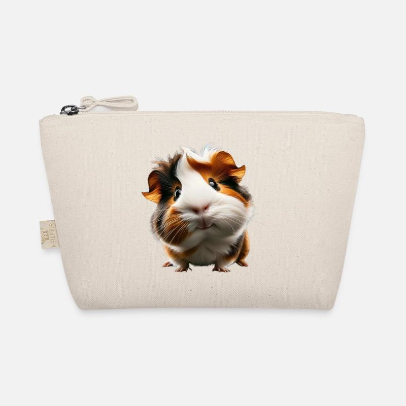 Entzückendes Meerschweinchen-Design - Bio-Täschchen - Natur