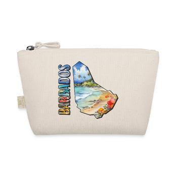 Carte à l’aquarelle Barbade - Trousse biologique - nature - Devant