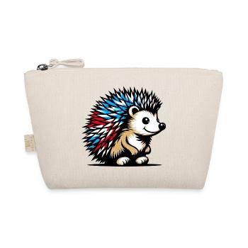 Hedgehog - Organic Pouch - nature - Front