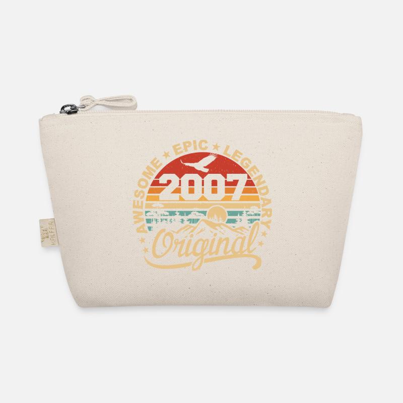 Original 2007 Retro 2007 Geburtstagsgeschenk 2007 Bio-Täschchen