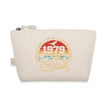 Original 1979 Birthday Gift 1979 Retro 1979 - Organic Pouch - nature - Front