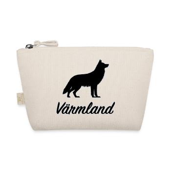 Värmland Wolf Schweden Region Län Silhouette - Bio-Täschchen - Natur - Vorne