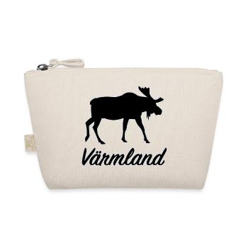 Värmland Elch Schweden Region Län Silhouette - Bio-Täschchen - Natur - Vorne