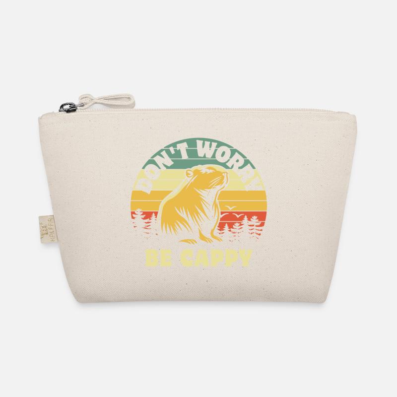 Don't worry be Cappy - Capybara Bio-Täschchen