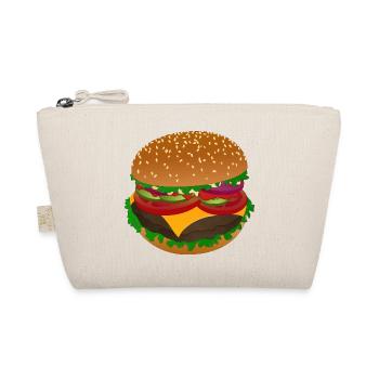 Leckerer Burger Genuss - Bio-Täschchen - Natur - Vorne