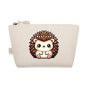 Hedgehog - Organic Pouch - nature - Front