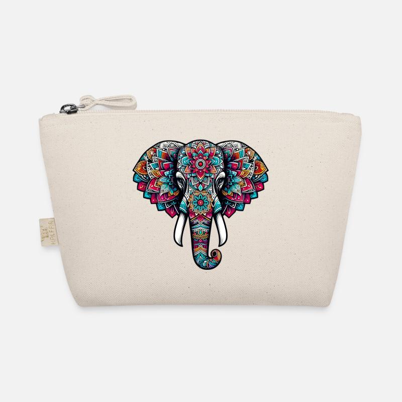 Elefant - Bio-Täschchen - Natur