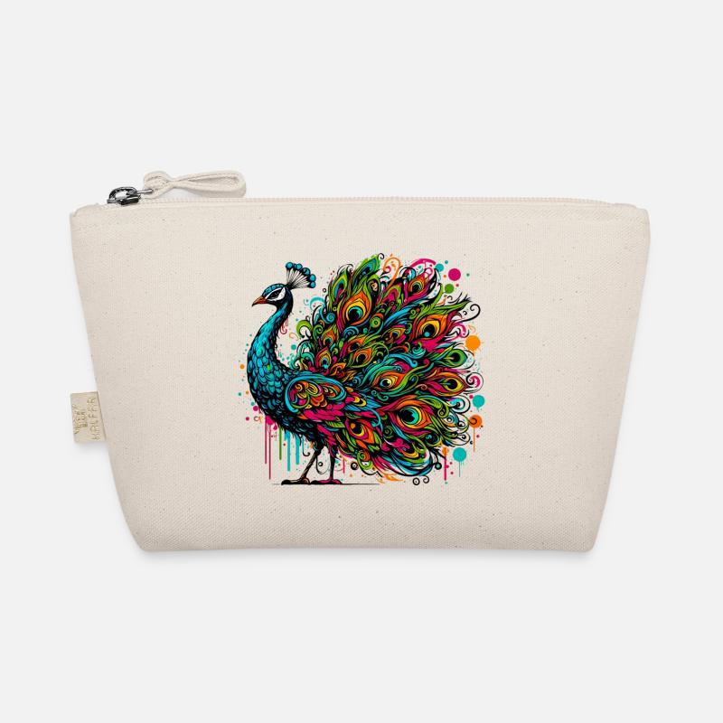 Pfau Bio-Täschchen