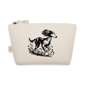 Saluki - Bio-Täschchen - Natur - Vorne