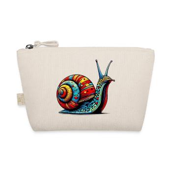 Schnecke - Bio-Täschchen - Natur - Vorne