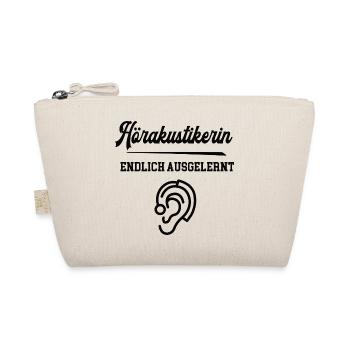 Hörakustikerin Ausbildung Bestanden Azubi Akustik - Bio-Täschchen - Natur - Vorne