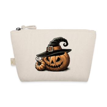 Citrouille d’Halloween avec chapeau de sorcière : l’horreur parfaite - Trousse biologique - nature - Devant