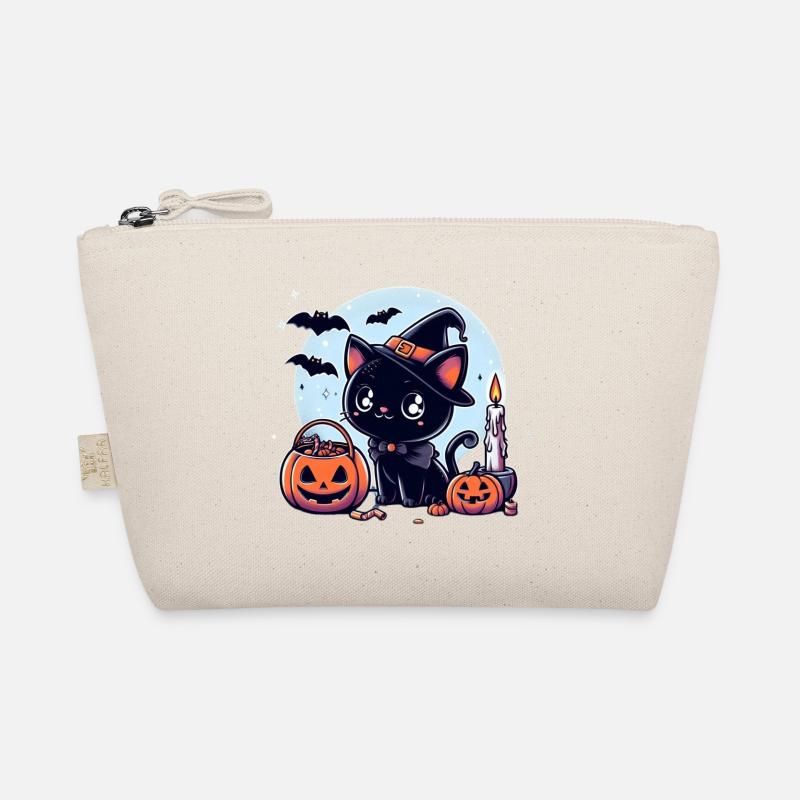 Kitty halloween Organic Pouch