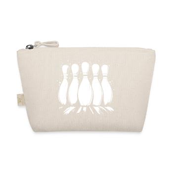Bowling Pins - Organic Pouch - nature - Front