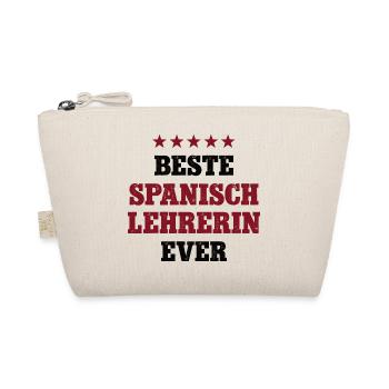 Beste Spanisch Lehrerin Schule Spanish Teacher - Bio-Täschchen - Natur - Vorne