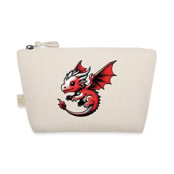 Drache - Bio-Täschchen - Natur - Vorne