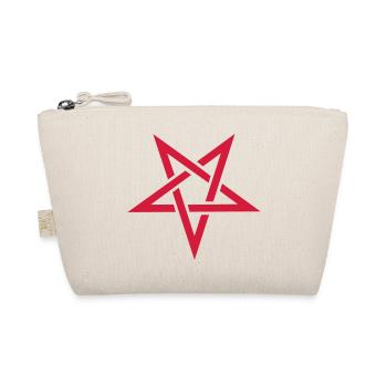 Pentagramm - Bio-Täschchen - Natur - Vorne