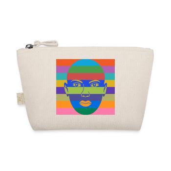 Colorful girl power - Organic Pouch - nature - Front