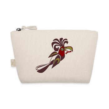 Bird of Paradise Salsa Bird Calypso Retro Dancing - Organic Pouch - nature - Front