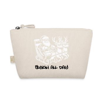 Cooler Santa – Sleigh All Day - Bio-Täschchen - Natur - Vorne